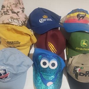 Mix Lot Colorful Baseball Cap Collection